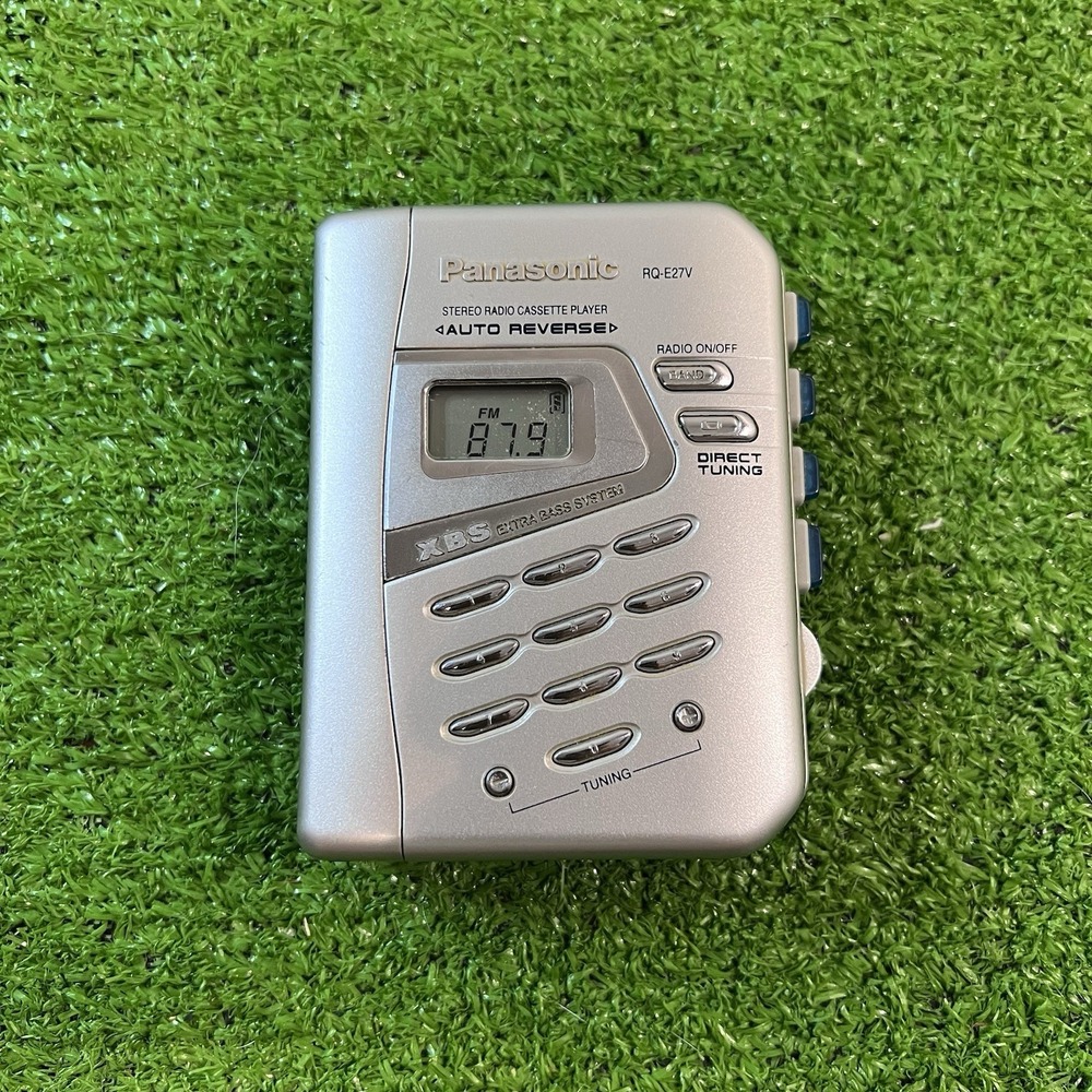 VNTG Panasonic RQ-E27V Tape Cassette Tape Digital FM Auto Reverse Radio Works RD